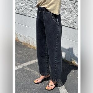 Le Bon Shoppe Black Denim Arc Pants *hemmed*